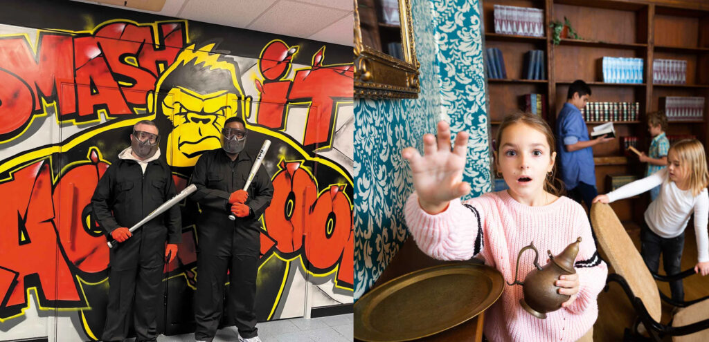 Rage Room vs. Escape Room