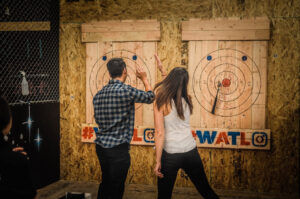 axe- throwing date night